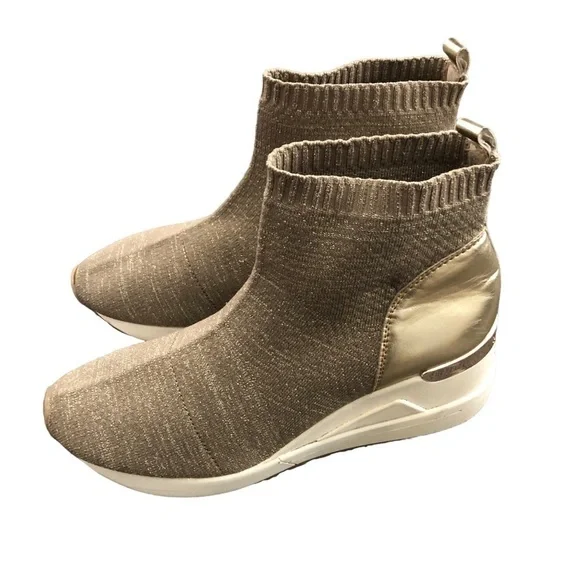 Michael Kors Skyler Boots wedge sneaker pull on size 6 - Picture 4 of 10